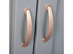 MELINA - Buffet 3 Portes 3 Tiroirs Coloris Gris -Electroménager Soldes buffet 9521753