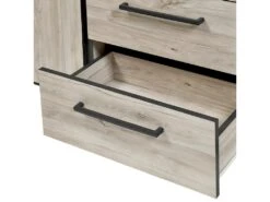 HERACLES - Buffet 2 Portes 3 Tiroirs Imitation Bois -Electroménager Soldes buffet 9527255