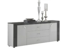 LUNA - Buffet 2 Portes 3 Tiroirs