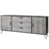 ASCA - Buffet 2 Portes 3 Tiroirs 200cm -Electroménager Soldes buffet 9529693