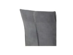 Duo De Chaises De Bar Métal/Tissu Gris - FRESNO -Electroménager Soldes chaise 11137127