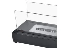 Cheminée Bioéthanol De Table Kekai Etna 35,5x18x20,5cm Brûleur En Acier Inoxydable, Verre Trempé Et Étouffoir -Electroménager Soldes cheminee 22028033