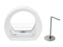 Cheminée Bioéthanol De Table Kekai Vesubio 40x18,2x35cm Brûleur En Acier Inoxydable, Verre Trempé Et Étouffoir -Electroménager Soldes cheminee 22028039