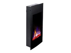 Cheminée électrique Incurvée VULCANO - L41 X P13 X H81 Cm - Noire 15 Cheminée électrique Incurvée VULCANO - L41 X P13 X H81 Cm - Noire -Electroménager Soldes cheminee 267961
