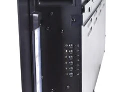 Cheminée électrique Murale LAO - L78 X P12,2 X H42,8 Cm - Noire -Electroménager Soldes cheminee 447133