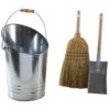 Seau à Cendres Avec Balai Et Pelle -Electroménager Soldes cheminee 9458431