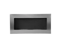 Cheminée Bioéthanol Murale Design Bauhaus Double Brûleur 3 L 110L X 14l X 54H Cm Couverture 25-30 M² Acier Inox. Brossé -Electroménager Soldes cheminee 9458659