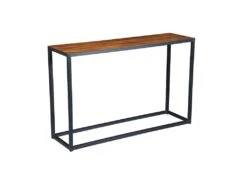 Console En Acier Et Bois De Palissandre - DENVER