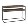 Console 2 Plateaux Bois/Métal - PELTY