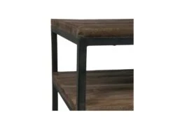 Console 2 Plateaux Bois/Métal - PELTY -Electroménager Soldes console 11129405