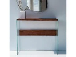 Meubles En Bois Avec 100% Panneaux De Particules Plaqués En Mélamine. 91x80x37 -Electroménager Soldes console 13050455