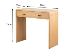 Console 2 Tiroirs En Bois -Electroménager Soldes console 13392795