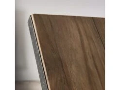 ALIDA - Bout De Canapé Carré Marron 40x40cm Teck Recyclé Pied Métal Noir -Electroménager Soldes console 14653261