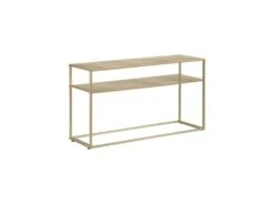 Console 1 étagère Métal Doré - ZINA N°1