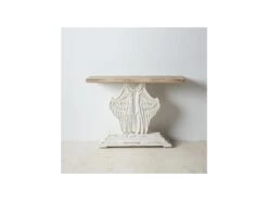 Console Ailes D'ange Bois Naturel/blanchi - LAMU -Electroménager Soldes console 17629059
