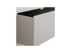 Console 3 Tiroirs Blanc/Gris - KAÏA -Electroménager Soldes console 17629281
