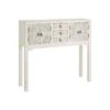 Console 4 Portes, 3 Tiroirs Blanche Meuble Chinois - PEKIN