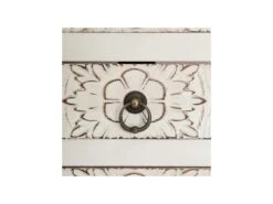 Console 4 Portes, 3 Tiroirs Blanche Meuble Chinois - PEKIN -Electroménager Soldes console 17629373