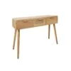 Console 3 Tiroirs Bois/Rotin - DAKUNA -Electroménager Soldes console 17629391