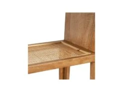 Console Bois Rotin Verre - ALBERTINA -Electroménager Soldes console 17636817