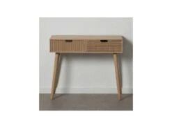 Console 2 Tiroirs Bois/Café- MACCHIATO -Electroménager Soldes console 17636923