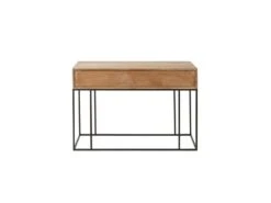 Console 3 Tiroirs En Rotin/Bois/Métal - DALIA -Electroménager Soldes console 17787591