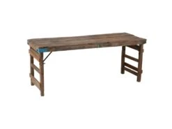 Console Bois Recyclé Vieilli - LEYDE