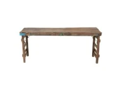 Console Bois Recyclé Vieilli - LEYDE -Electroménager Soldes console 17787605