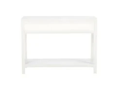 Console Avec 2 Paniers En Osier - MARIN -Electroménager Soldes console 18000031