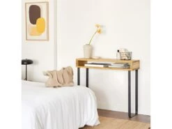 Console En Bois D'épicéa En Couleur Naturel 100 Cm -Electroménager Soldes console 22184335