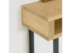 Console En Bois D'épicéa En Couleur Naturel 100 Cm -Electroménager Soldes console 22184341