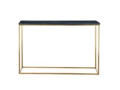 Console Design ARETHA De Pascal MORABITO - Marbre Et Métal - Noir Et Doré -Electroménager Soldes console 313501