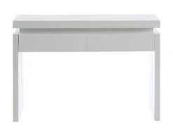 Console EMERSON II - LEDs - 2 Tiroirs - MDF Laqué Blanc -Electroménager Soldes console 379813