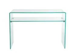 Console - 1 Niche - Verre Trempé - Transparent - STILEOS -Electroménager Soldes console 500627