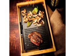 Dayron Oriental Style Griddle Gril Antiadhésif 1800W Naturel/Noir -Electroménager Soldes cuisine exterieure 12642179