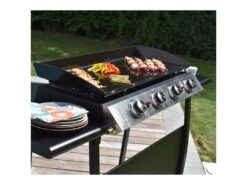 Plancha Au Gaz VALENCIA - 4 Brûleurs 10kW + Chariot - HAPPY GARDEN 13 Plancha Au Gaz VALENCIA - 4 Brûleurs 10kW + Chariot - HAPPY GARDEN -Electroménager Soldes cuisine exterieure 13090031