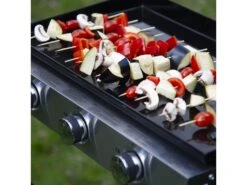 Plancha Au Gaz MÉRIDA 3 Brûleurs 6 KW - HAPPY GARDEN -Electroménager Soldes cuisine exterieure 13090073