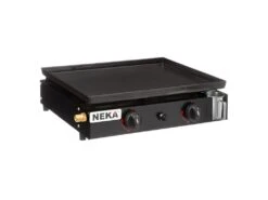 Plancha à Gaz "2 Feux" 49cm Noir