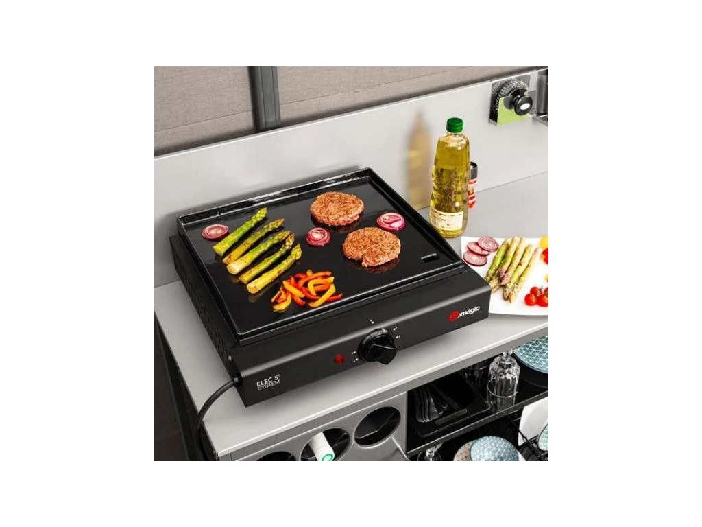 Plancha électrique 1 Brûleur Oliana - 2 KW - Somagic 8 Plancha électrique 1 Brûleur Oliana - 2 KW - Somagic – Image 6