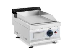 Plancha à Gaz Professionnelle Grill Barbecue D'intérieur à Poser 40 Cm (3 000 Watts, 35 X 40 Cm, Raccord 0,9 Mm, Acier Inoxydable) 14_0004033