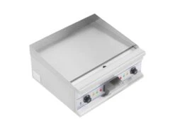 Double Plancha électrique 60 Cm Lisse 2 × 3 750 Watts Acier Inoxydable 14_0004049 -Electroménager Soldes cuisine exterieure 20901133