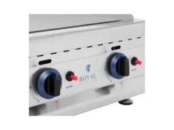 Royal Catering Plancha à Gaz En Inox Grill Professionnel 60 Cm 2 Zones De Cuisson 2 X 3 100 Watts (plaque 60 X 40 Cm, 20 Mbar, Gaz Naturel, 50 - 300 °c, Lisse / Rainurée, évacue La Graisse) 14_0004037 -Electroménager Soldes cuisine exterieure 22140515