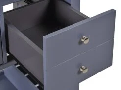 Desserte De Cuisine à Roulettes AROMATA- 5 Tiroirs - Hévéa -Electroménager Soldes desserte 285633