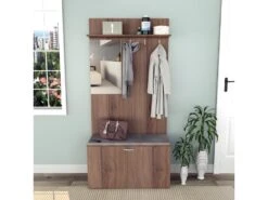 Meuble Vestiaire D'Entrée Noyer -Electroménager Soldes dressing et vestiaire 11022213