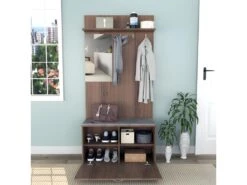 Meuble Vestiaire D'Entrée Noyer -Electroménager Soldes dressing et vestiaire 11022215