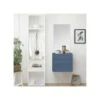Meuble D'entrée Bleu + Miroir + Vestiaire - SCOPELLO