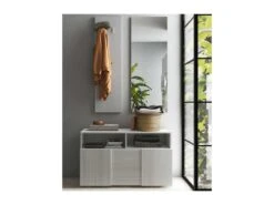 Meuble D'entrée Vestiaire Chêne Gris - TICATO