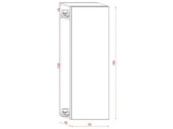 Vestiaire D'Entrée Multifonctions L50 X H150 Cm - Clever -Electroménager Soldes dressing et vestiaire 11448475