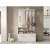Vestiaire D’entrée / Meuble D’entrée - Blanc Mat, 85 Cm - YESFIR -Electroménager Soldes dressing et vestiaire 14111431