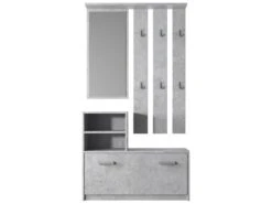 Vestiaire D’entrée / Meuble D’entrée - Béton, 85 Cm - YESFIR 16 Vestiaire D’entrée / Meuble D’entrée - Béton, 85 Cm - YESFIR -Electroménager Soldes dressing et vestiaire 14111463